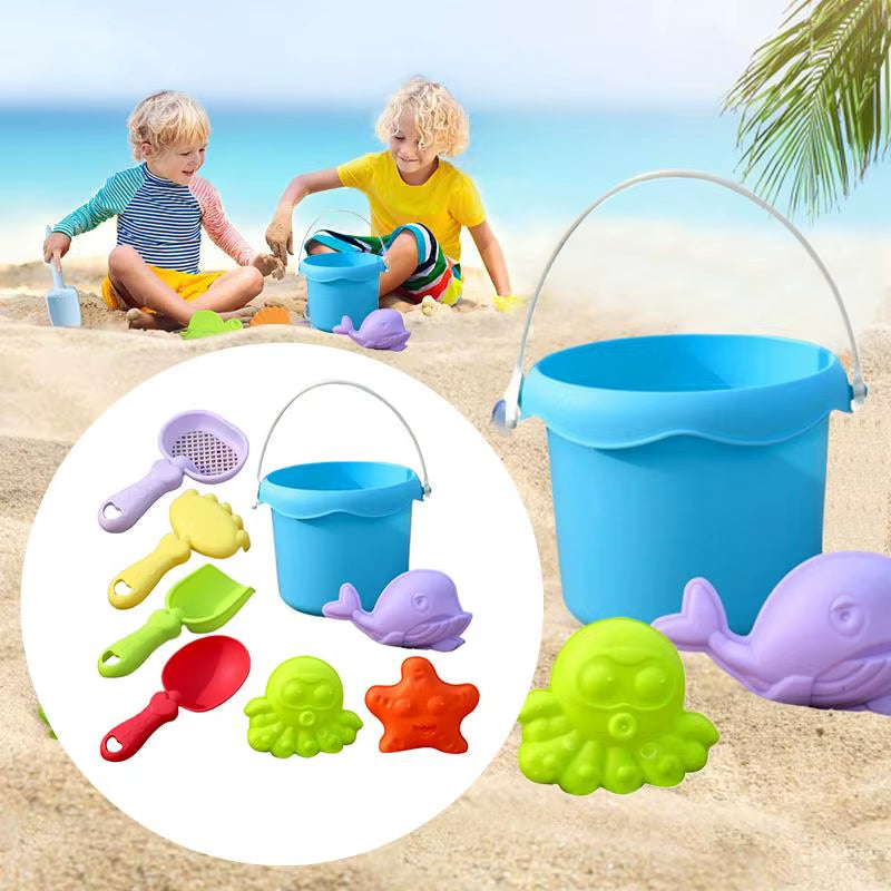 Kids Beach Toys Set Sand Play Water Outdoor Tide Pool Exploration Gardening Tools Sandbox Toys for Child